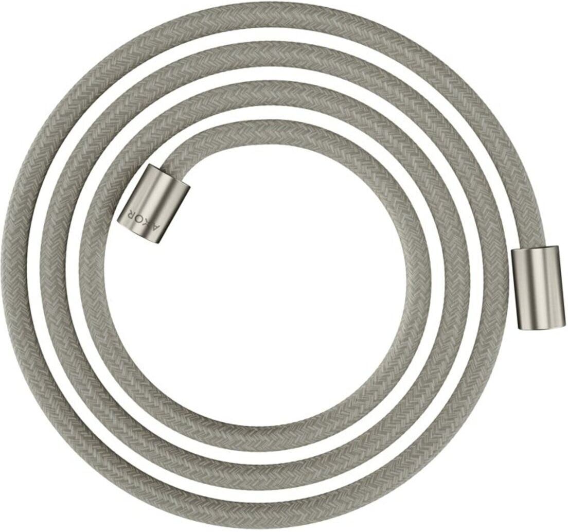 Hansgrohe Textilbrauseschlauch 2000, Mut. beids. zyl, Edelstahl-Optik (28291800)