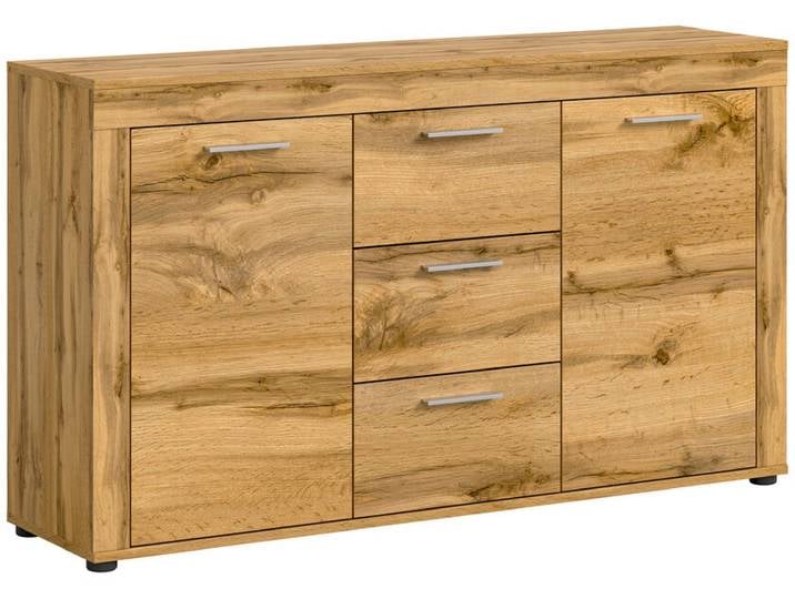 Sideboard Jam 125 x 35 x 80 cm Wotan Eiche Nachbildung