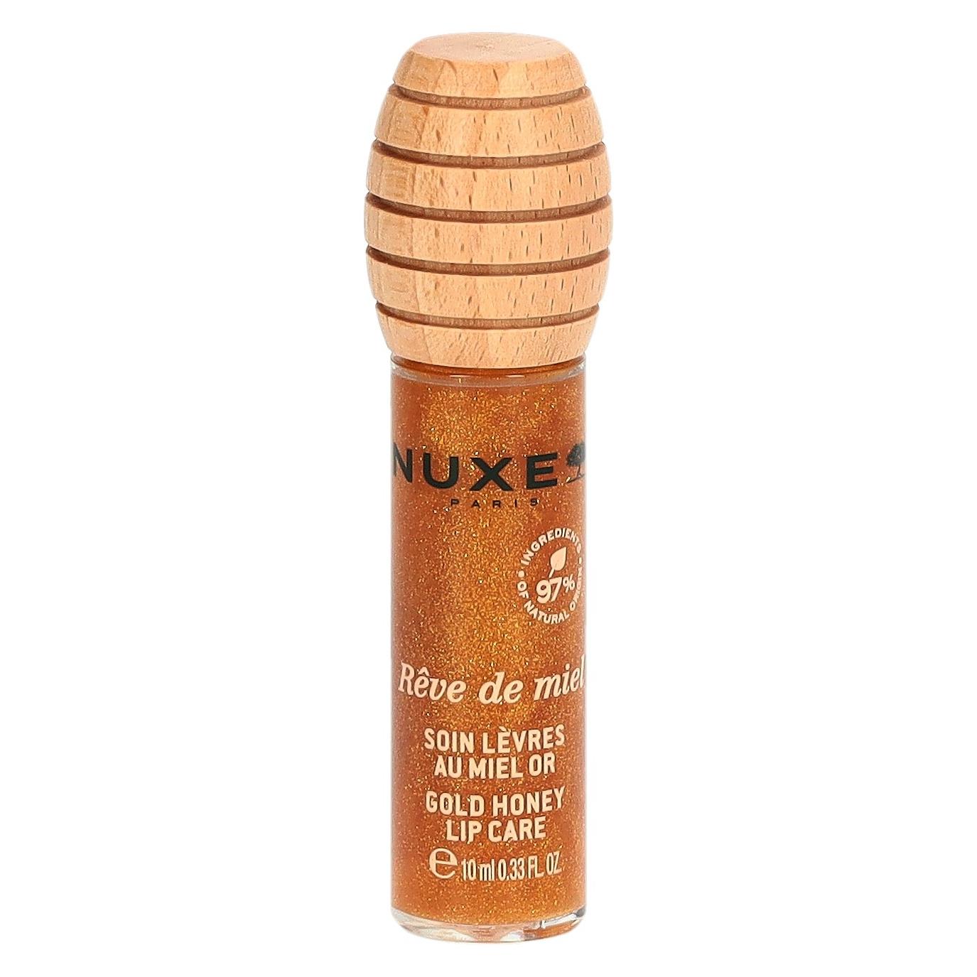 Nuxe Rêve de miel Honig-Lippenpflege gold (Lippenbalsam, Lippenpflege Set, 10 ml) (VN072201)