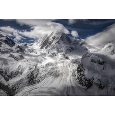Fototapete PAPERMOON "Photo-Art CLARA GAMITO, GLETSCHER", bunt, B:4,5m L:2,8m, Vlies, Tapeten