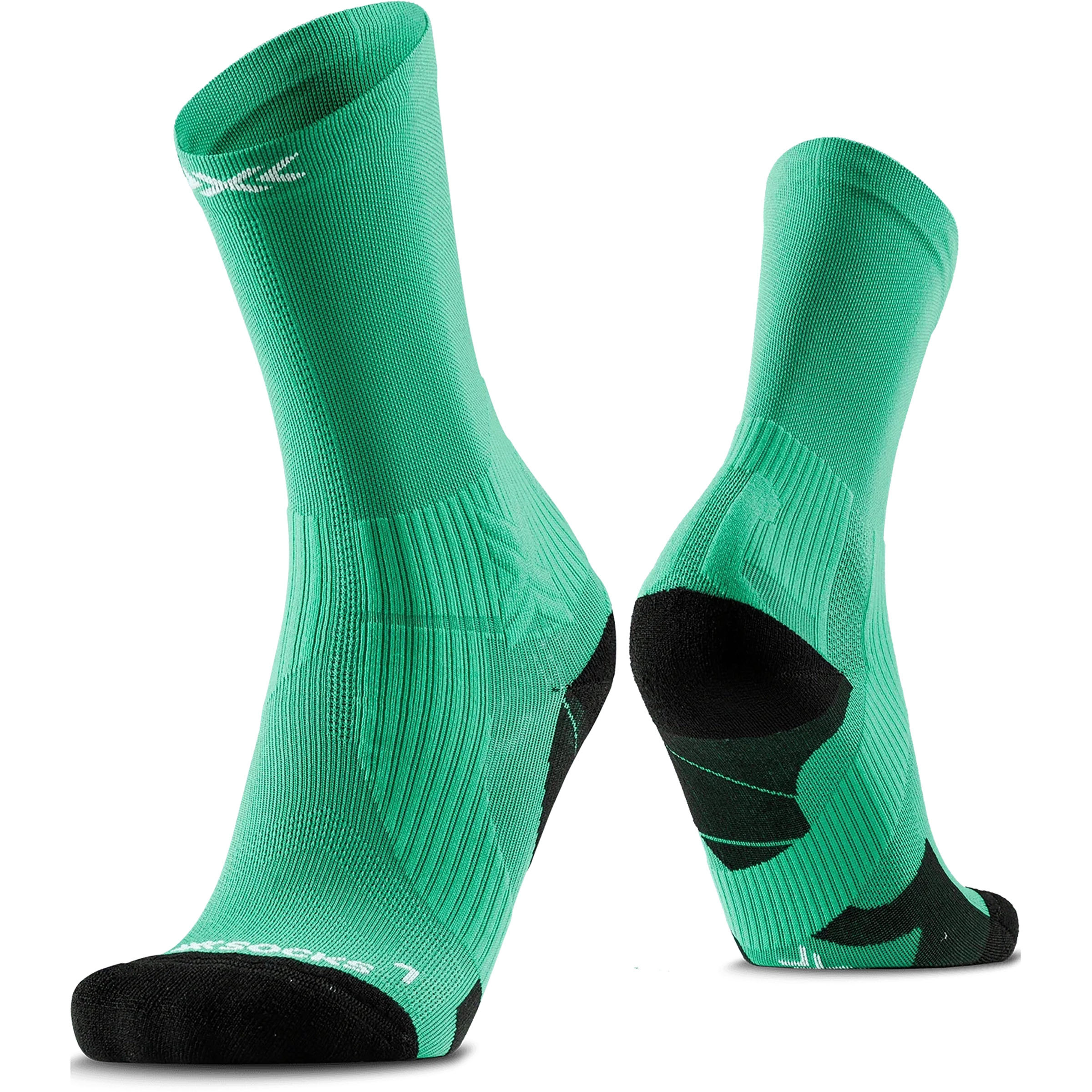 X-Bionic Run Perform Crew Laufsocken gruen Größe 45 Laufen | Trailrunning Widerstandsfähig