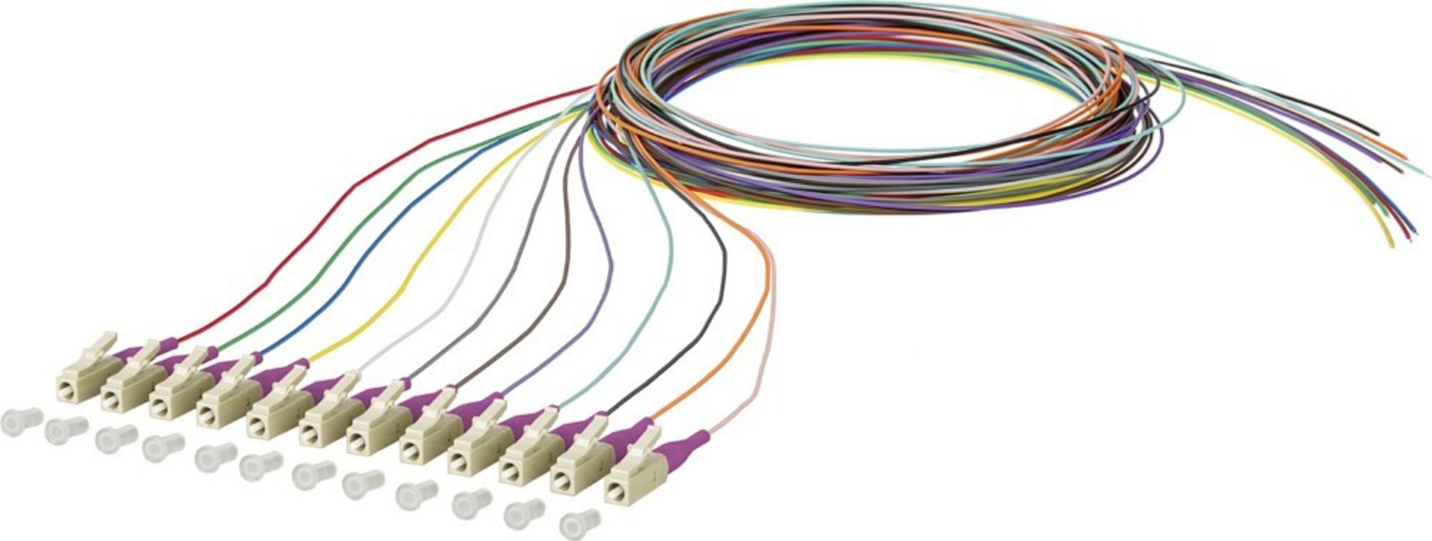 Metz Connect OM4 Glasvezelkabel 12x LC, 2 meter