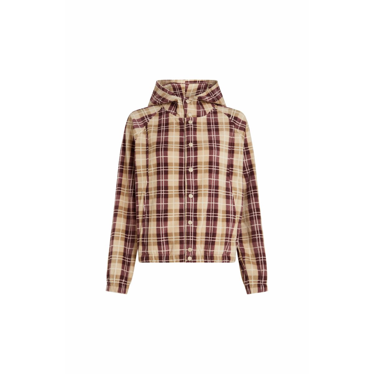 O'Neill O'riginals Superfleece Hoodie beige check flannel (37571) XS 1350096-37571-XS