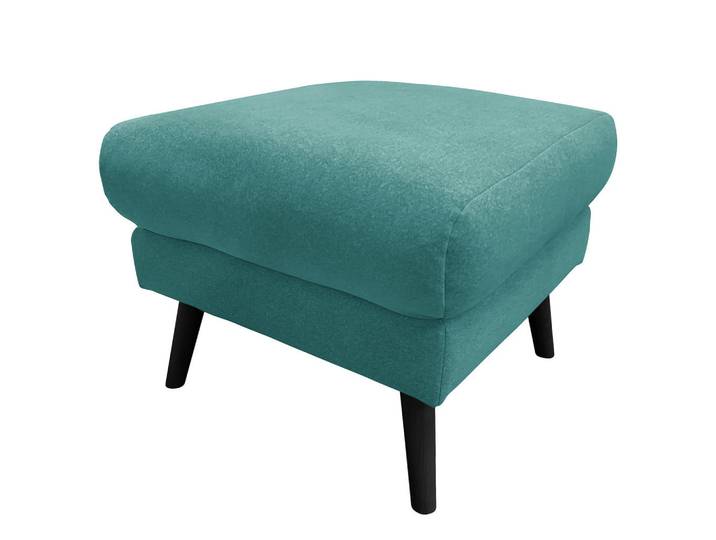 Livetastic Hocker Tromso, Türkis, Holz, Buche, rechteckig, 61x49x65 cm, Made in EU, Wohnzimmer, Hocker, Sitzhocker