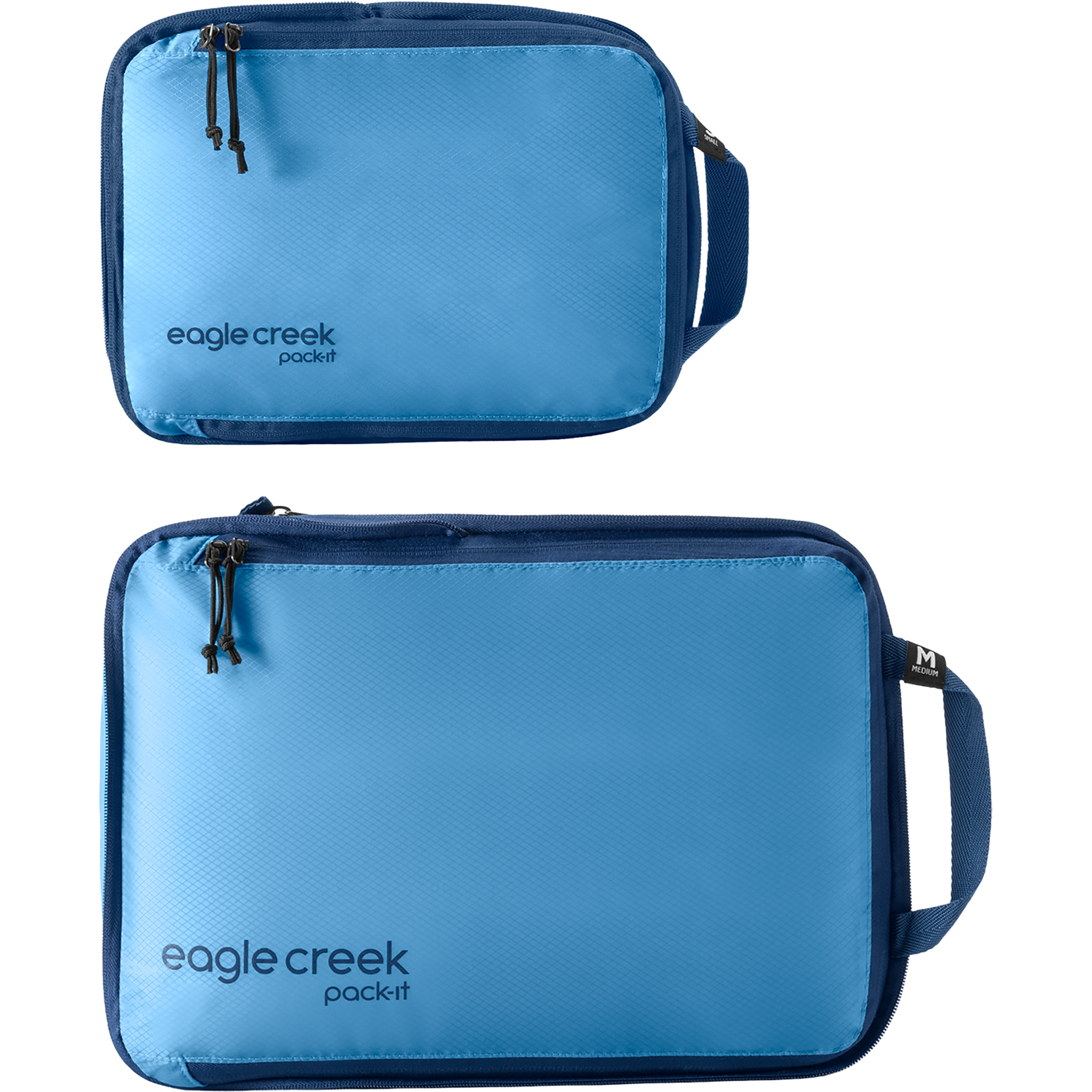 Eagle Creek Pack-It Isolate Compress Cube S/M Packtasche Set Packwürfel & Packtaschen blau Reise