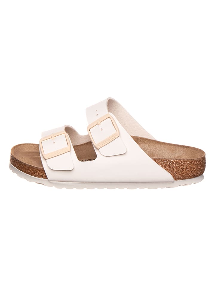 Birkenstock Pantoletten "Arizona" in Creme - 41