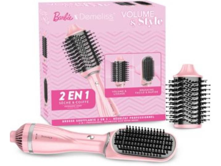 Demeliss - Brosse Soufflante Volume & Style Barbie
