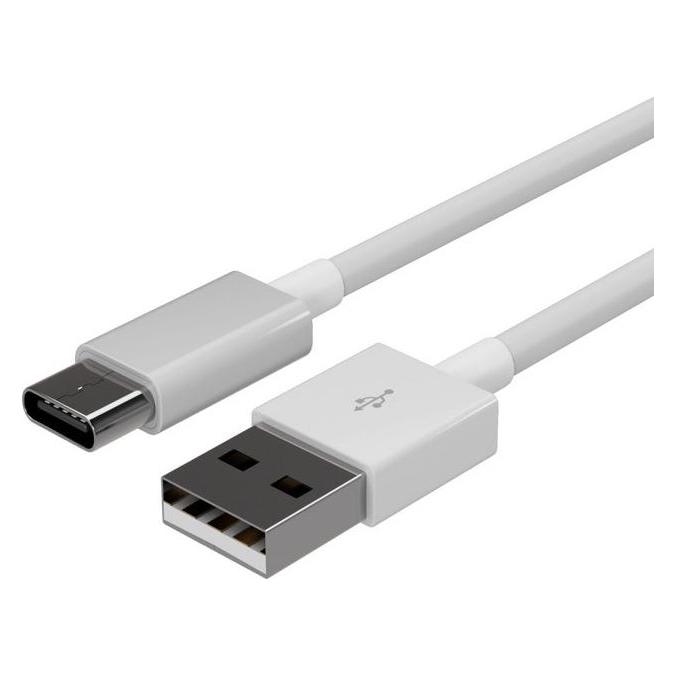 S-Conn USB Lade-SyncKabel USB-A > USB-C 2.0 ABS weiss 1,0m (1 m, USB 2.0, 60 W) (FL31-13041)