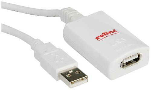 Roline USB-Kabel 5.00m Weiß 12.04.1088
