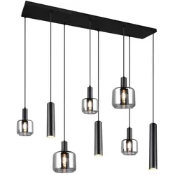 Trio Pendelleuchte Mataro Metall Schwarz