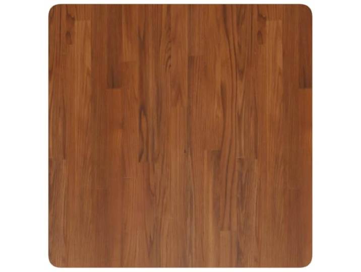 HGPOTUY Tischplatte Quadratisch Dunkelbraun 70x70x1,5cm Eiche Behandelt Massive Eiche, dichte Maserung, feuchtes Tuch, Esstisch, Couchtisch, Beistelltisch, Bartisch, Telefontisch, Konsolentisch,