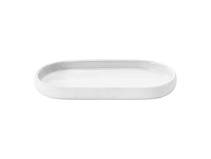 blomus Tray Sono\, Plateau de Service\, étagère\, céramique\, Blanc\, 10 x 19 cm\, 66277