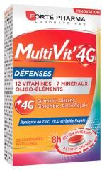Forté Pharma Multivit 4 g Défenses - 20 Comprimés - Boîte 30 Comprimés Bicouches