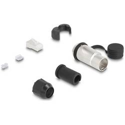 Delock 67056 RJ45 Modularer Stecker zur Eigenmontage Cat.6A mit robusten Kabelsteckergehäuse und Schutzkappe passend für die Delock Durchführungskupplungen