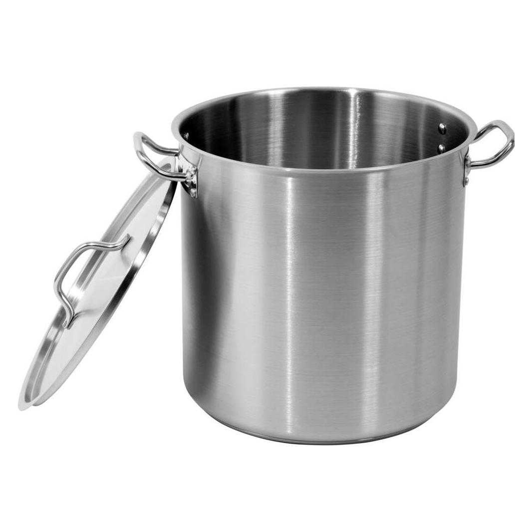 Yato HOHER TOPF MIT EDELSTAHLDECKEL 36X36CM, 36,6L. (Kochtopf, Edelstahl, 36 x 36 cm) (YG-00007)