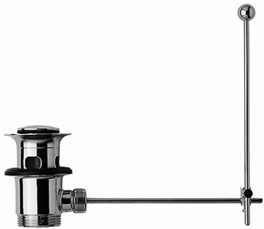 Duravit ME by Starck Kniehebelventil 0050511000 chrom, Betätigung senkrecht