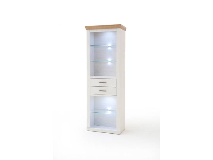 Regal BRIXEN 73x210x40 cm , Nachbildung Pinie Aurelio weiß...