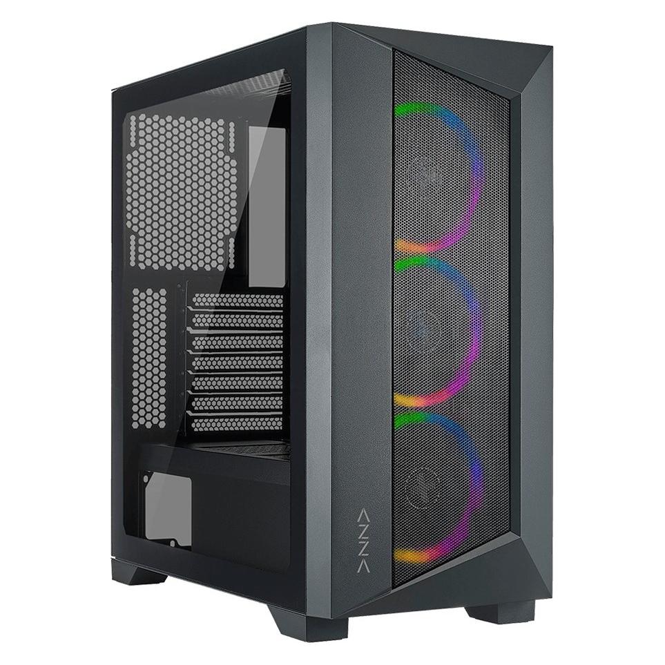 Linkworld Octane 460A GAMING Schwarz SPCC 3xARGB Lüfter (E-ATX) (CSAZ-460A)