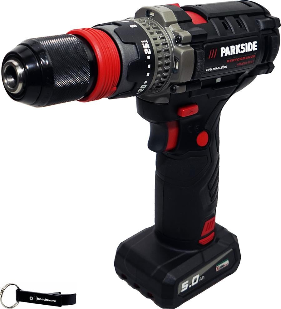PARKSIDE PERFORMANCE 12V accu-boormachine en schroefmachine PPBSSA 12-Li inclusief 5Ah accu en 6A oplader