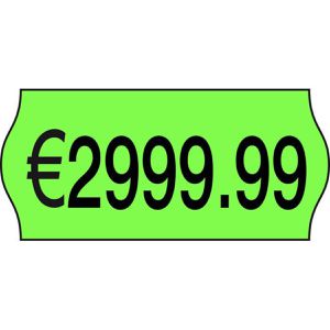 Böttcher-AG Preisetiketten grün, 26 x 12 mm, permanent klebend, 1500 Stück