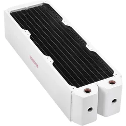 Alphacool NexXxoS 360mm White Special Edition (120 mm), Wasserkühlung Radiator, Weiss, Schwarz