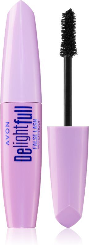 Avon DelightFull False Lash waterproof lengthening mascara shade Blackest Black 10 ml
