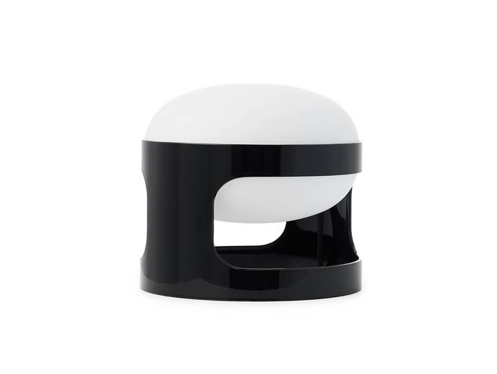 Kartell LED Tischlampe K28, schwarz, für Wohn- / Esszimmer, Kunststoff, Design, LED Tischlampe