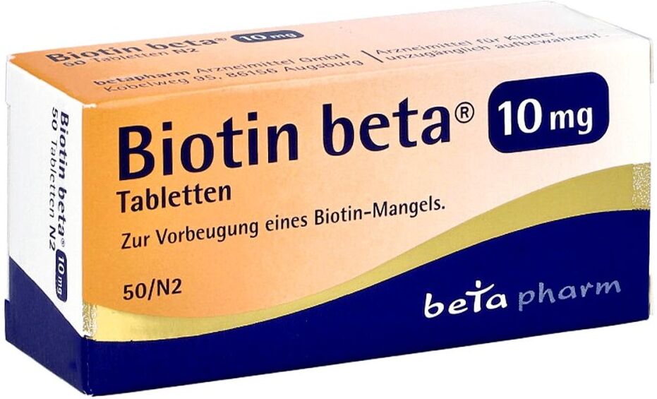 Biotin Beta 10 Mg Tabletten