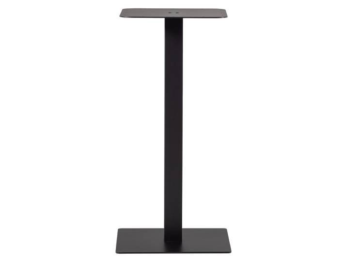 Pied de table carre en métal noir