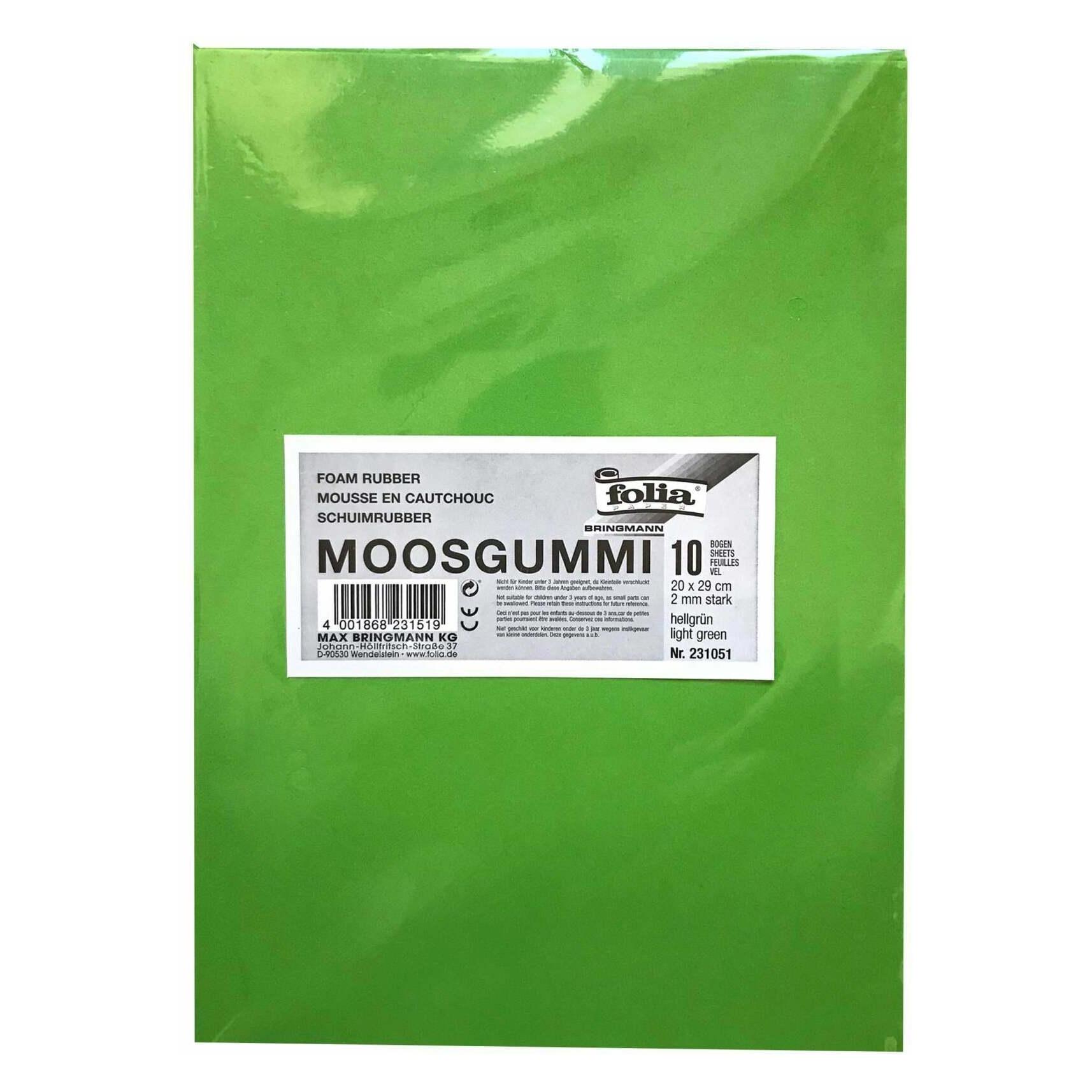 Folia Moosgummi hellgrün (231051)