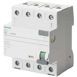 Siemens, Schutzschalter, FISchutzschalter Typ A selektiv A 00 mA Un AC