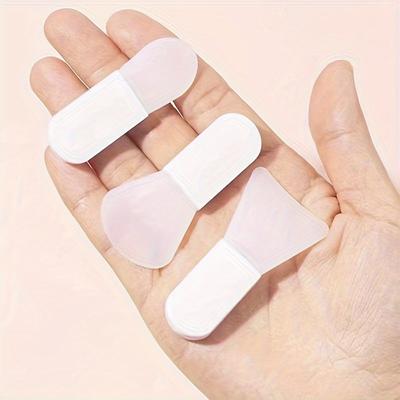 Perfect Picks Market Piece Silicone Face Mask Applicator Brush Set For Smooth & Hygienic Skincare Application 3pc white