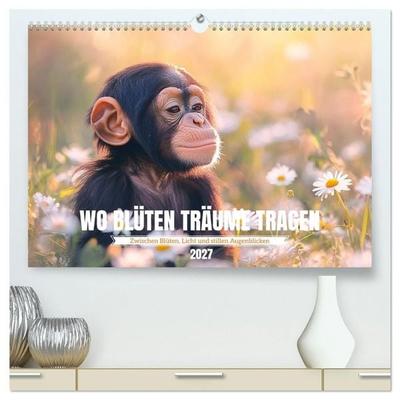 Wo Blüten Träume tragen (hochwertiger Premium Wandkalender 2027 DIN A2 quer), Kunstdruck in Hochglanz