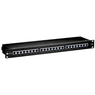 Equip Patchfeld 19" Zoll 326424 24 Port ungeschirmt Leergehäuse Schwarz