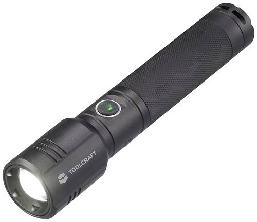 TOOLCRAFT TO-7838454 SMD LED Taschenlampe verstellbar, mit USB-Schnittstelle, mit Stroboskopmodus akkubetrieben 1000lm 35h 194g