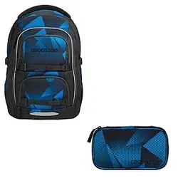 Coocazoo Porter Electric Ice Schulrucksack Set 2tlg