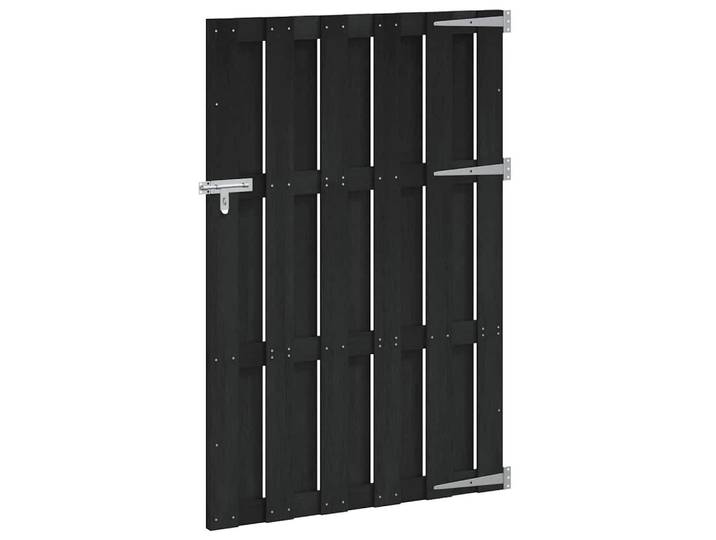 vidaXL Gartentor Wpc 100/150 Cm Grau, 100x150 cm, Gartenzubehör