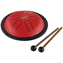 Nino Percussion Nino Percussion Mini Melody Steel Tongue Drum ROT - Schlitztrommel