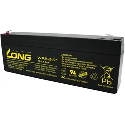 A2 Akku Kung Long WP2.2-12 12V 2,2Ah AGM Blei Batterie wartungsfrei VdS battery