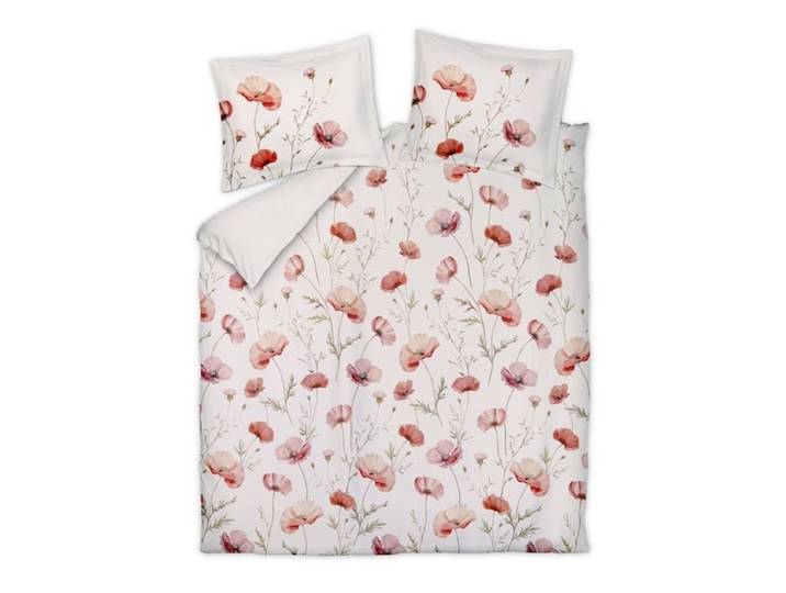 Vandyck Poppy Fields cream tan dekbedovertrek