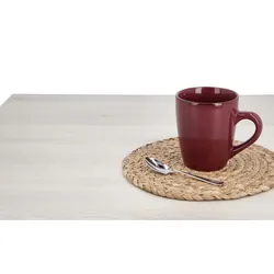 Platzset   , beige , Naturfaser , Maße (cm): H: 0,3  Ø: 25