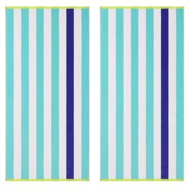 Tommy Bahama Printed 2 Piece Beach Towel Set - 36 x 68