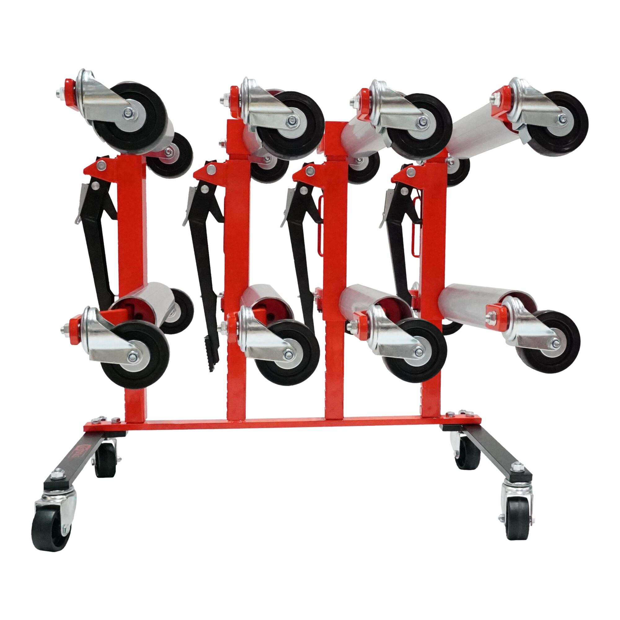 KS Tools performance Aufbewahrungsgestell mit vier mechanischen Rangierhilfen, 5-tlg (160.1225)