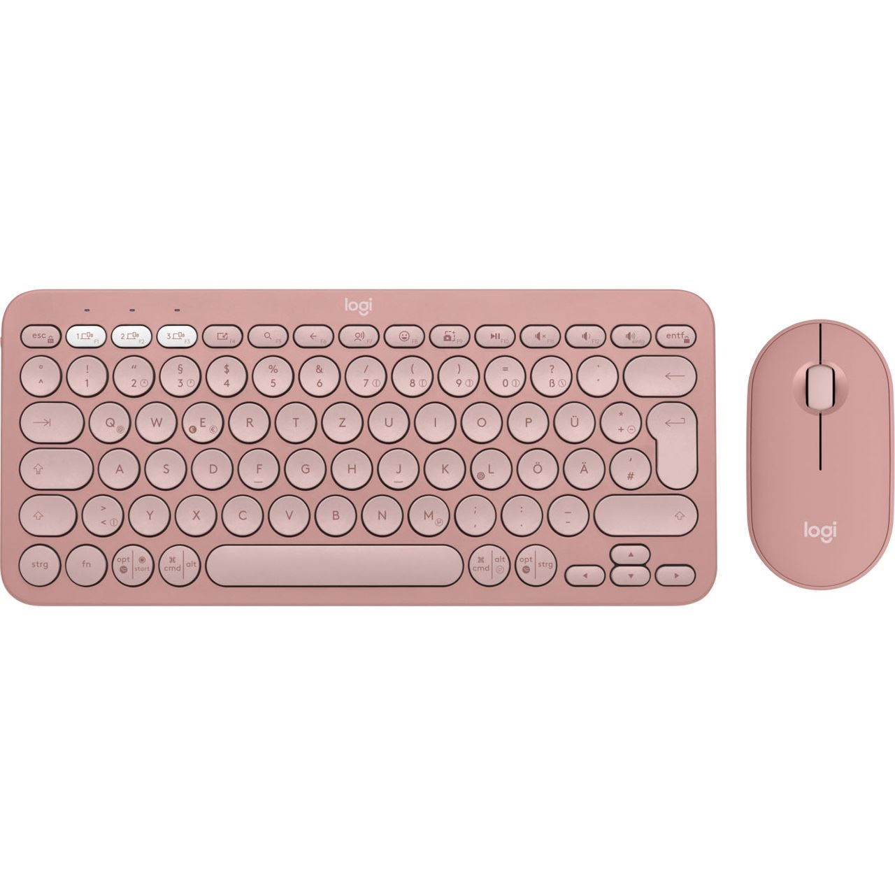 LOGITECH PEBBLE 2 COMBO TONAL ROSE DEU