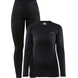 CRAFT Damen Unterwäsche Set CORE WARM BASELAYER SET W, Größe XL in Schwarz Schwarz
