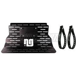 NG Sports Zeera Lenkertaschensystem Gestell, 34x18,5cm inkl. 2x Fixplus Strap Gummizurrband, 66cm, black