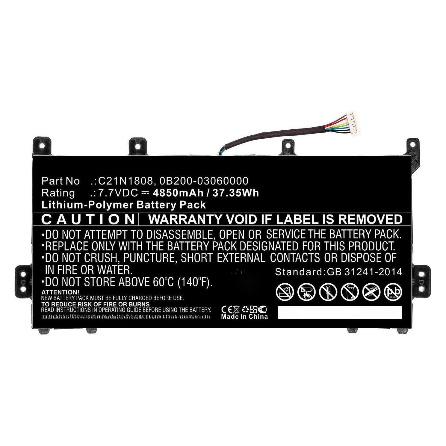 CoreParts Laptop Battery for Asus (4850 mAh) (MBXAS-BA0258)