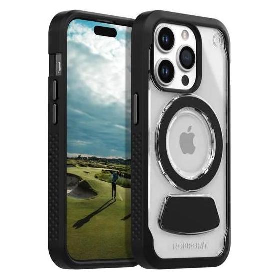 Rokform Eagle 3, Magnetic Golf Case for iPhone 15 Pro, Black (Apple iPhone 15 Pro) (RO0109)