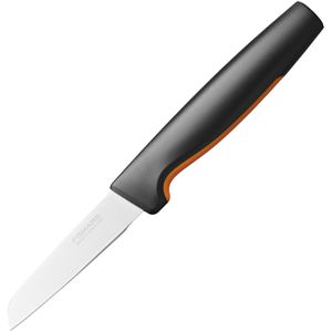 Fiskars Gemüsemesser Functional Form 1057544, 8 cm Edelstahlklinge, Kunststoffgriff