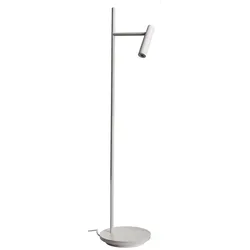 Deko-Light LED Stehleuchte BRAHE, mit beleuchtetem Fuß + LED Spot am Ausleger, 11.5W 3000K 530lm 25°, Verkehrsweiß D-343025